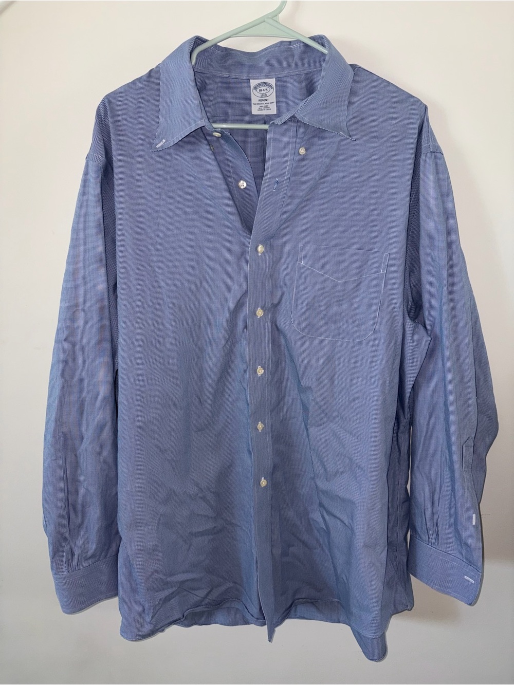 Brooks Brothers (1818 Collection) Regent Fit, All-Cotton, Dress Shirt Men’s XXL